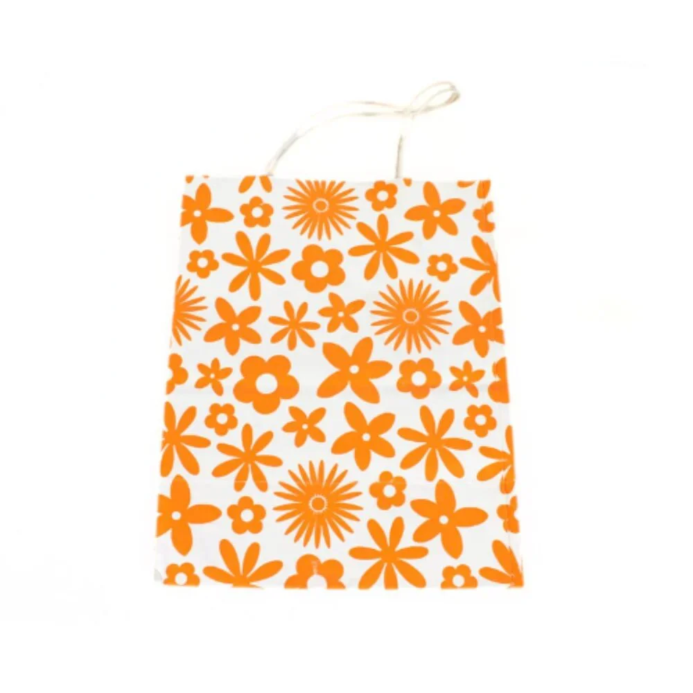 Vintage 1990s Hallmark Floral Gift Bags Set of 2 Crafting Scrapbooking